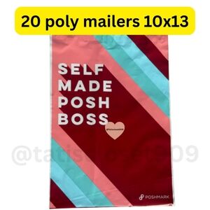 20 Posh Boss poly mailers shipping bags size 10x13